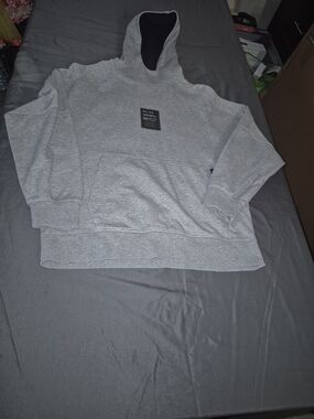 Zara Light Gray Hoodie with Black Lining